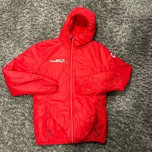 Rock experience red down jacket. NWOT.
